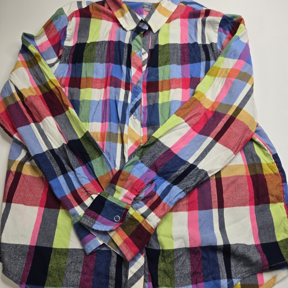 Aerie Multicolor‎ Plaid Women's Shirt